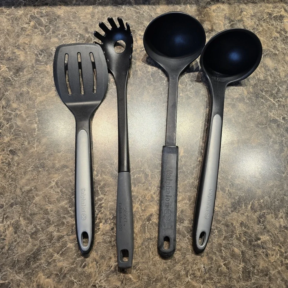 Calphalon Nylon Cooking Utensils Lot Of 4, 2 Heat Resistant‎